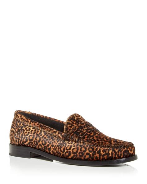 ysl leopard grane mens loafers|saint laurent penny loafers.